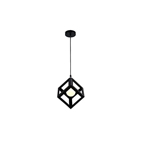 Chandelier en fer forgé 3 têtes luminaire suspendu E27 pour plafond