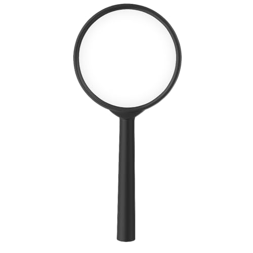 Fitto Set of 5 50mm Magnifying Glasses 11cm Black