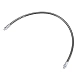 Partuto 1 Stück 31 Zoll Universal 1/8 NPT Fettpresse Flexschlauch - Anhänger Flex Fettpresse Schlauchverlängerung rutschfest - Metall Schwarz