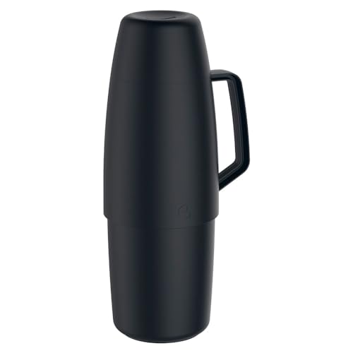 Garrafa Térmica Lotus 1L, Soprano, 0014, Preto, Médio