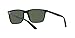 Ray-Ban Unisex RB4385 Liteforce Rectangular Sunglasses, Matte Green/Dark Green, 58 mm