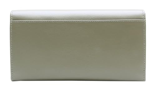 Portefeuille femme Esquire Peru olive petit format porte-monnaie cuir zippé