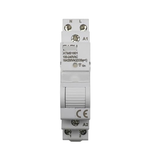 Minuterie rail DIN 16A monophasée 110V interrupteur modulaire compact 18mm