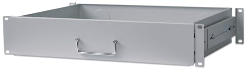 Intellinet 714921 cajón 2 ventilado (350 mm de Profundidad Extensible), Gris