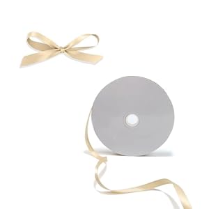 MOODKEY Gold-Satinband 0,9 cm x 91,4 m