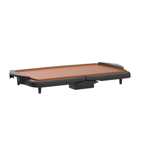 BELLA Electric Ceramic Titanium Griddle, Make 10 Eggs At Once, Healthy-Eco Non-stick Coating, Hassle-Free Clean Up, Large Submersible Cooking Surface, 10.5" x 20", Copper/Black by BELLA - Image 4