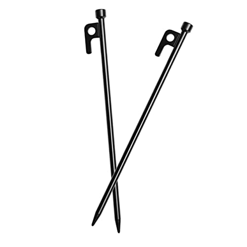 Cabilock 2 Stück Teiliges Zeltheringe aus Metall Schwere Outdoor Zelt Heringe mit Verdickter Spitze Robust und Windfest für Strand Schnee Camping und Garten Langlebige Bodenanker