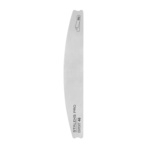STALEKS PRO Metallbasis Halbmond für selbsthaftende Feilen, Edelstahl, Expert 40, MBE-40 (Metallbasis)