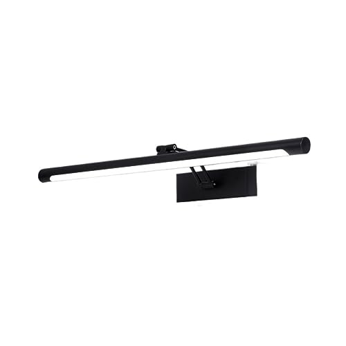 Luminaire de vanité étanche LED noir 40cm applique murale design minimaliste