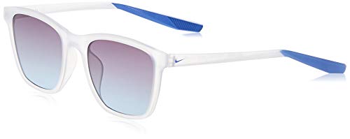 Nike CT8176-913 Stint Sunglasses Matte Clear Frame Color, Smoke-Blue Gradient Lens Tint Nike CT8176-913 Stint Sunglasses Matte Clear Frame Color, Smoke-Blue Gradient Lens Tint