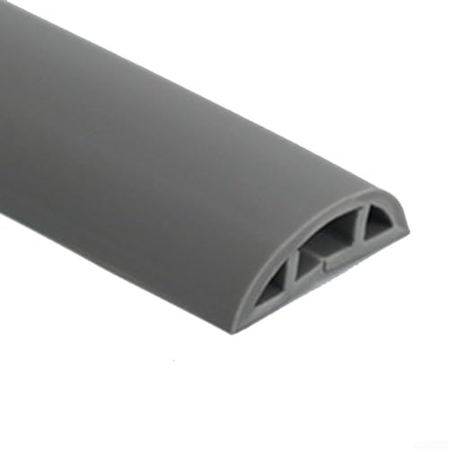 Canalina per cavi anti passo a terra con mastice a doppia faccia e morbido antiscivolo per transizioni sicure e pulite del pavimento e protezione dei bordi