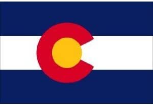 Colorado State Flag 3x5 Feet – Official Polyester Banner With Brass Grommets & Canvas Header