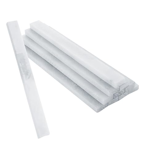 ZOFORTY 200Pcs Soapstone Pen Welding, Flat White Soapstone Refills, Soap Stones Chalk, Professional Soapstone Pencil for Welders Textile Marking Tools and Markers Removable Markings on Steel Cast Iron