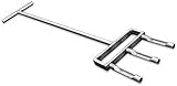 Swardman Hollow Tine Fork Aerator - Stainless Steel Manual Aeration Tool for Yard, Lawn and Garden -...