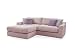 Produktbild CAVADORE Ecksofa Fiona / Mega L-Sofa in Cord mit tiefen Sitzflächen und weicher Polsterung / Cordsofa / 277 x 90 x 199 / Cordstoff Altrosa