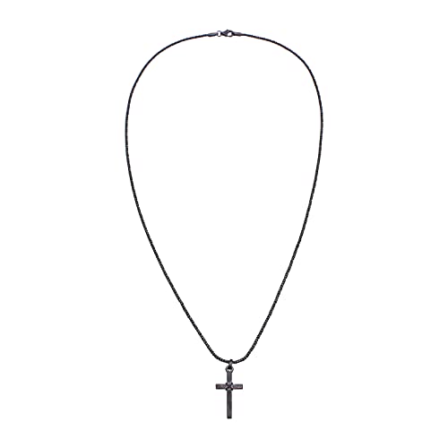 Collier homme avec croix religieuse Kuzzoi en argent 925, le cadeau idéal pour ami - 2