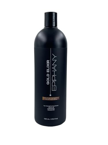Epiphany Treatment Sleek Reactive Smoothing Cream Solar Filter Hair Straightening 38.8oz/1000g