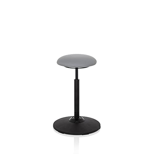 Hjh Office 608915 Taburete De Trabajo Balance Sit Tela Gris Taburete Móvil Para Sentarse Saludablemente, Regulable En Altura Hjh Office 608915 Taburete De Trabajo Balance Sit Tela Gris Taburete Móvil Para Sentarse Saludablemente, Regulable En Altura