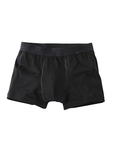 Calida Focus Boxer Brief – cooling lyocell/cotton blend men’s underwear, seamless fit, Black M