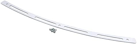 Bid4ze Chrome Metal 4-Slot Pattern Windshield Windscreen Trim CNC Slotted Windshield Trim For Harley Touring Electra Glide Street Glide Ultra 1996-2013