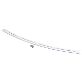 Bid4ze Chrome Metal 4-Slot Pattern Windshield Windscreen Trim CNC Slotted Windshield Trim For Harley