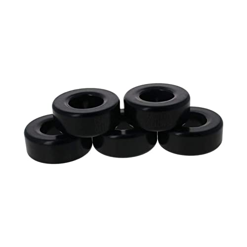 Heyiarbeit 47 x 24 x 18 mm Transformador de potencia Ferrita Toroid Núcleos Negro 5 piezas