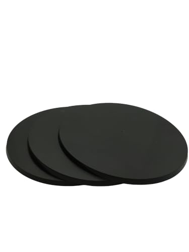 Bases de 130 mm para Warhammer peanas redondas plásticas de wargames pack de 3
