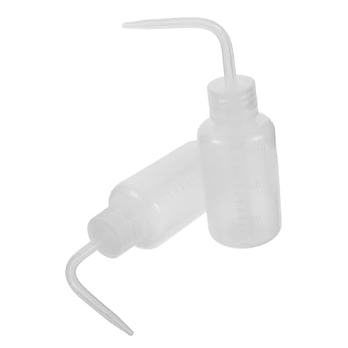 NAMOARLY Portable 2-in-1 Spray Bottle and Squeeze Bottle for Lab Work Plant Irrigation and Rinse 150ml White