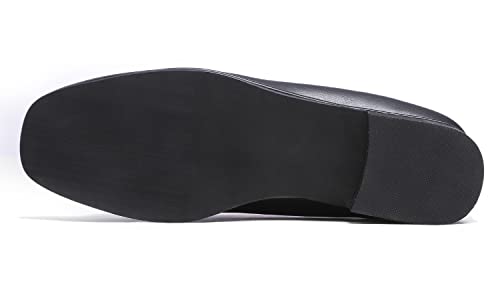Image of FEVERSOLE Women's Fashion Dress Comfort Low Heel Office Penny Loafer Flats