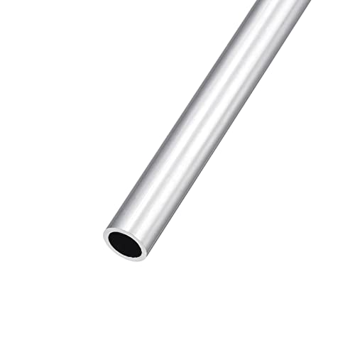 METALLIXITY 6063 Aluminum Tube (11mm OD x 8mm ID x 300mm L), Aluminum Round Tubing - for Home Furnishing, Machinery, DIY Handicraft