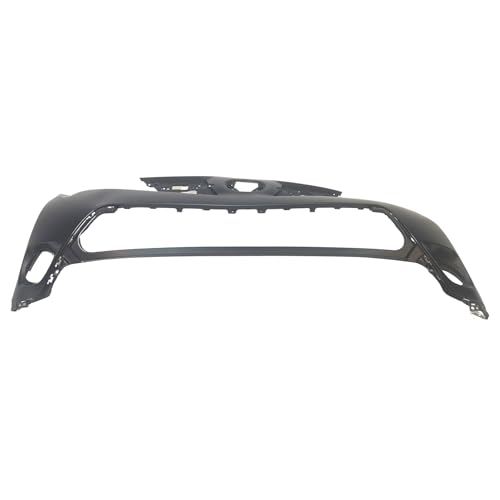 Image of FitParts Compatible with Toyota RAV4 2013-2015 Front Upper Bumper Cover | Primed, Without Parking Sensor Holes, Ready to Paint, OEM 521190R911, TO1014101