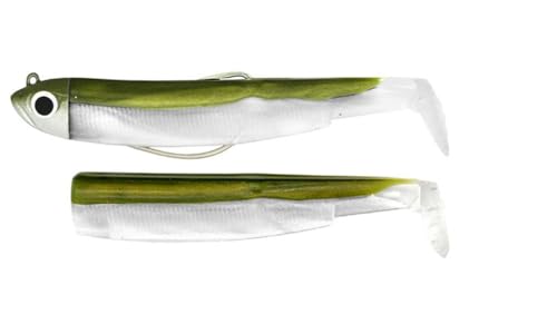 Fiiish Lures Black Minnow Combo BM90 - Leurre souple en vinyle pour canne à pêche spinning pour...