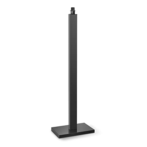 Home Sweet Home Moderno Base per Lampada da terra | Code | 40/30/130cm | Nero | Lampada da terra | adatta per sorgente luminosa LED E27 | con interruttore a pedale | adatto per soggiorno
