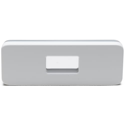 Image of Oracle Lighting 3140-A-001 Single Universal Illuminated Amber LED Letter O with Matte White Finish Letter Badge - Sleek Design - Customized High-End Appearance