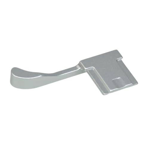 Foto&Tech Metal Hot Shoe Thumb Up Rest Hand Grip for Fujifilm Fuji X100V X100VI, Fuji X100V Accessories, Hotshoe Grip, x100vi Thumb Grip (Silver)