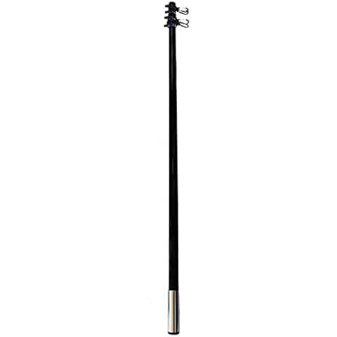 SWEETMERCH CREATIONS The Traveler Portable Tangle Free Two Flag Pole. Fly Two Flags. Includes 14ft Telescoping Fiberglass Flagpole with 1 3/8” Base and Flag Clips. Cover