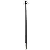 SWEETMERCH CREATIONS The Traveler Portable Tangle Free Two Flag Pole. Fly Two Flags. Includes 14ft Telescoping Fiberglass Flagpole with 1 3/8” Base and Flag Clips.