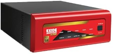 EXIDE INVERTERZ Star(STAR12V900) 12V Microcontroller Based Pure Sine Wave Inverter for Home, Office and Shop