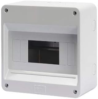 Gewiss Centralino Protetto Senza Porta Pareti con centrini di foratura predisposto per alloggiamento morsettiere IP40 (GW40026-8 Moduli)