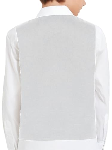 Choomomo Toddler Boys 3 Button Formal Suit Vest V Neck & Sleeveless, Solid Color & Regular Fitted4