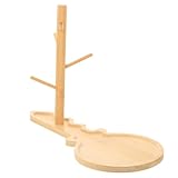 Mipcase Organizador de Llaves y Joyas de Madera Forma de Llave Bandeja Multifuncional para Entrada Accesorios y Joyería Fácil Limpieza y Diseño Único para Hogar