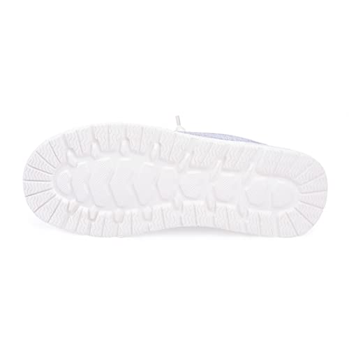 Image of Women's Canvas Loafers, Comfortable Slip-On Walking Shoes