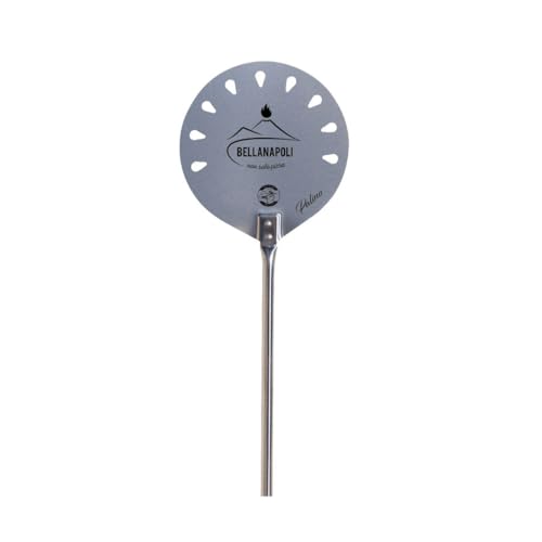Univers Du Pro BELLANAPOLI - Pelle à pizza Ronde Inox Ø22cm Manche 1.50m Qualité Professionnelle