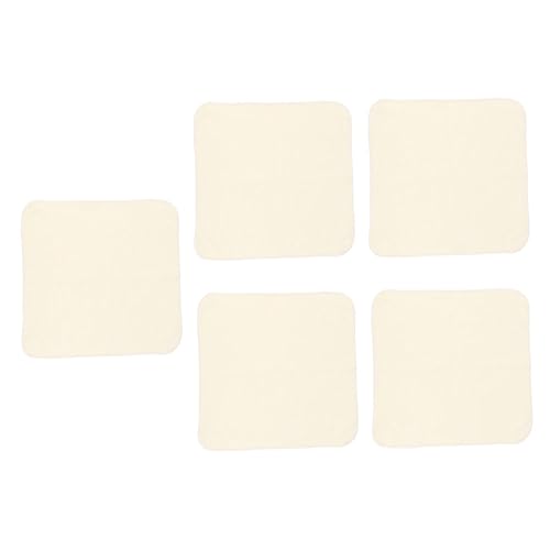 LRXIYODE 5 Piezas para Bebé Toalla De Saliva para Pequeños Toalla De Saliva Infantil Recién Nacidas Toalla De Saliva Bebé Toallita De Beige Fibra De Bambu