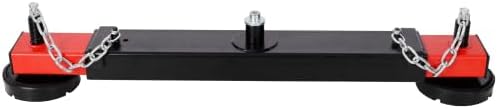 Floor Jack Cross Beam Adapter,for Floor Jacks Engine Hoist Shop Crane,Car Jack Underframe Cross Bar for Jack Cross-piece with Rubber Pads (Ton, 1)