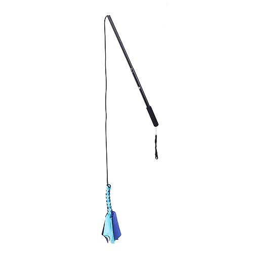 GRIRIW 犬用ティーザースティック 伸縮ポール インタラクティブ子犬用おもちゃ ペットティーザーポール 犬トレーニングおもちゃ 楽しいエクササイズ