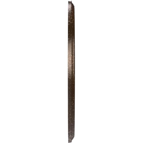 Image of Ekena Millwork CMP19BEAMB Berkshire Thermoformed PVC Ceiling Medallion (Fits Canopies up to 8 3 /8 inch), 19 inchOD x 3 1 /2 inchID x 1 inchP, Textured Metallic Mystic Brown