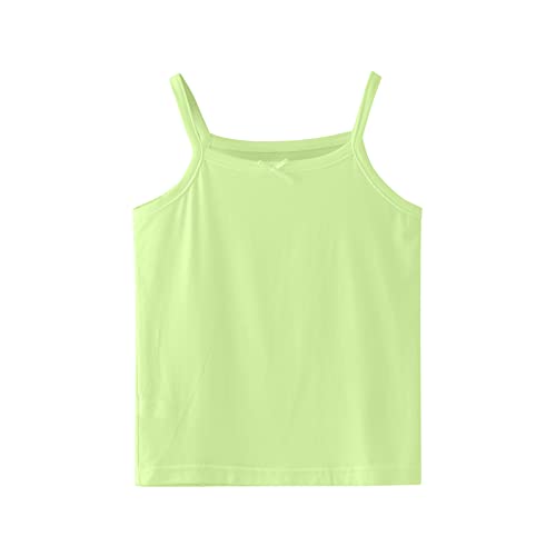 Betadog 2T-12Years Girls Camisole Tank Tops Cotton Tagless Sleeveless Spaghetti Undershirts for Gymnastics Dancewear