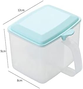 Spice boxs Blue Plastic Seasoning Jar Set,2 Pack,Suitable for Home Decor and Storing Various Spices in the Kitchen.Size: 8cm*9cm*12cm