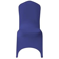WedDecor Coprisedia in spandex tessuto elastico rimovibile elasticizzato per sedia da pranzo coprisedia per matrimoni, compleanni, banchetti, hotel, feste, decorazione, arancione, 1 pezzo